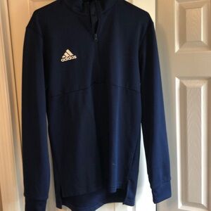 Men’s adidas half zip navy